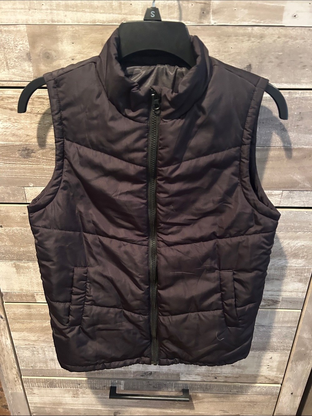 Men's Quilted Puffer Vest - Black